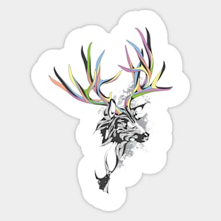 White-TailedDeer Sticker